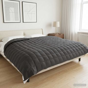Coperta Ponderata Antracite 220 x 240 cm 11 kg 100% Cotone 205T