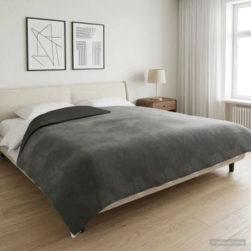 Coperta Ponderata Antracite 200 x 230 cm 9 kg 100% Cotone 205T