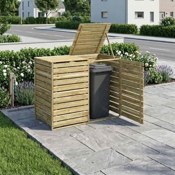 Ricovero per bidoni della spazzatura con ruote 240 L