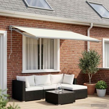 Telo di ricambio per tenda da sole Crema 500 × 350 cm