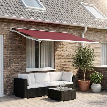Telo di ricambio per tenda da sole Rosso Borgogna 500 × 350 cm