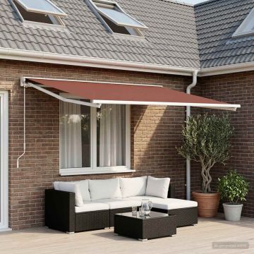 Telo di ricambio per tenda da sole Marrone 250 x 200 cm