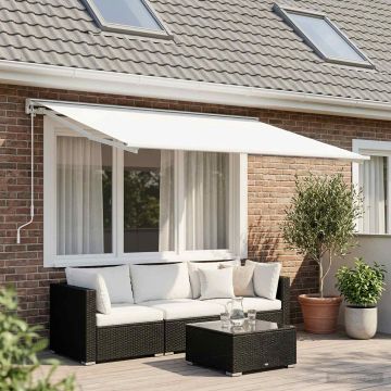 Telo di ricambio per tenda da sole Bianco 500 × 300 cm
