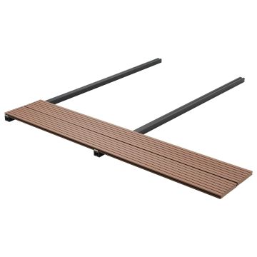 Pavimento da Deck 90 pz Marrone Chiaro WPC