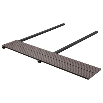 Pavimento da Deck 48 pz Marrone Scuro WPC