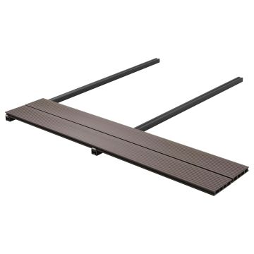 Pavimento da Deck 108 pz Marrone Scuro WPC