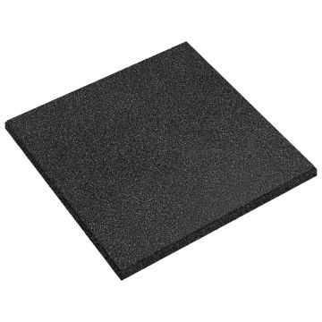 Piastrelle per Protezione dalle Cadute 18 pz Nero 50 x 50 cm