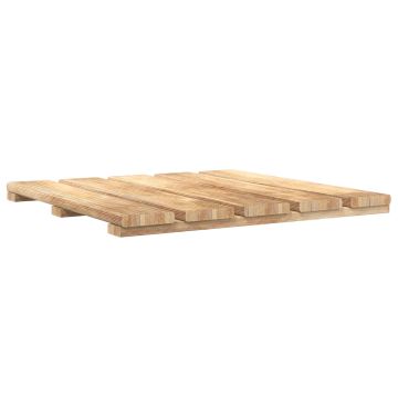 Piastrella per Decking 30 pz Marrone 50 x 50 cm