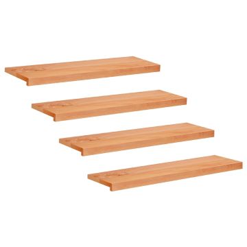 Tappeti per scale 4 pz 100 x 30 x 2 cm Vernice