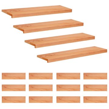 Tappeti per scale 16 pz 90 x 30 x 2 cm Vernice