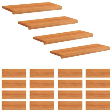 Tappeti per scale 20 pz 70 x 30 x 2 cm Marrone Chiaro