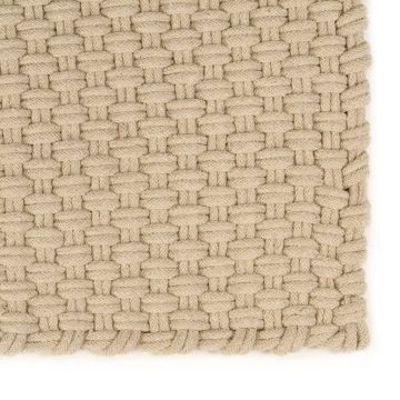 Tappeto Rettangolare Naturale 80x160 cm in Cotone