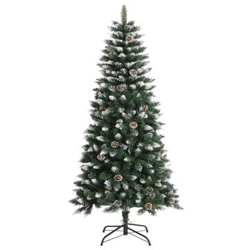 Albero di Natale Artificiale con Base Verde 120 cm PVC