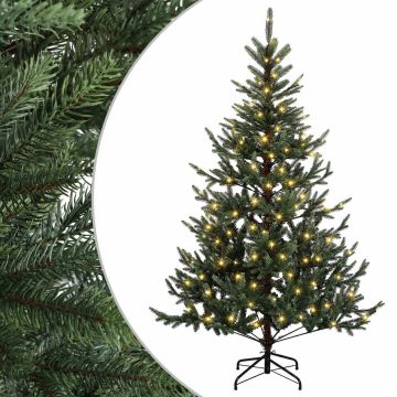 Albero di Natale Artificiale con Rami Pieghevoli 210 cm 300 LED