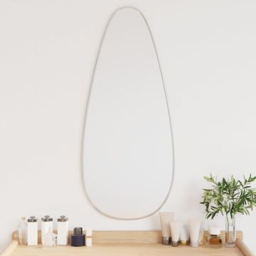 Specchio da Parete Argento 80x35 cm