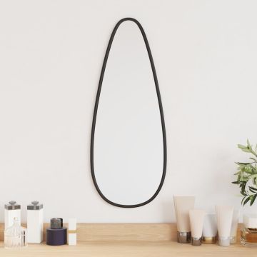 Specchio da Parete Nero 50x20 cm