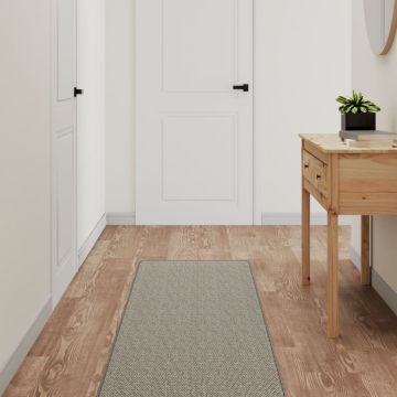 Tappeto Corsia Aspetto Sisal Platina 50x300 cm