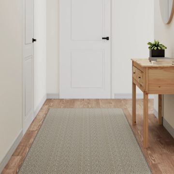 Tappeto Corsia Aspetto Sisal Platina 80x150 cm