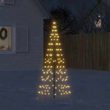 Albero di Natale a LED 200 LED Bianco Caldo 180 cm