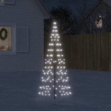 Albero di Natale a LED 200 LED Bianco Freddo 180 cm