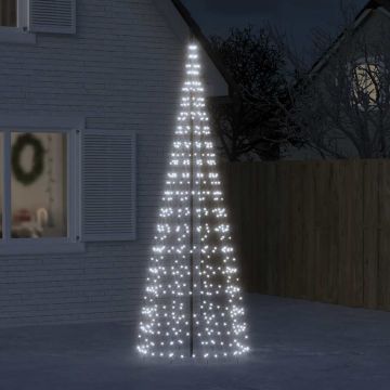 Albero di Natale a LED 550 LED Bianco Freddo 300 cm