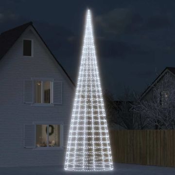 Albero di Natale a LED 3000 LED Bianco Freddo 800 cm