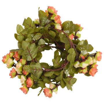 Ghirlande Fiori 6 pz Rosso Tramonto 215 cm