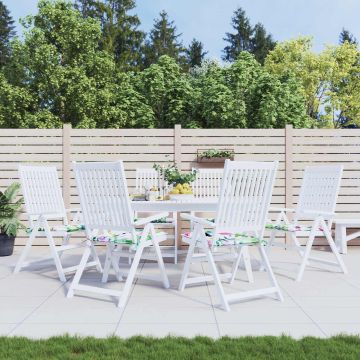Cuscini per sedie 6 pz Tessuto Oxford Multicolore
