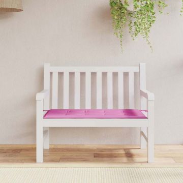 Cuscino per Sedia Tessuto Oxford Rosa 100 x 50 x 3 cm