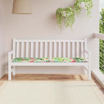 Cuscino per Panchina Tessuto Oxford Multicolore 180 x 50 x 3 cm