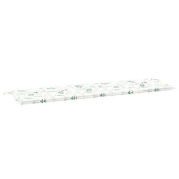 Cuscino per Panchina Tessuto Oxford Design a foglia