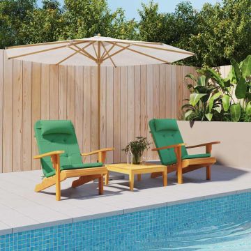 Cuscini per sedie 2 pz Tessuto Oxford Verde 58 x 77 x 4,5 cm