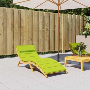 Cuscino per Lounger Sole Tessuto Oxford Verde brillante.