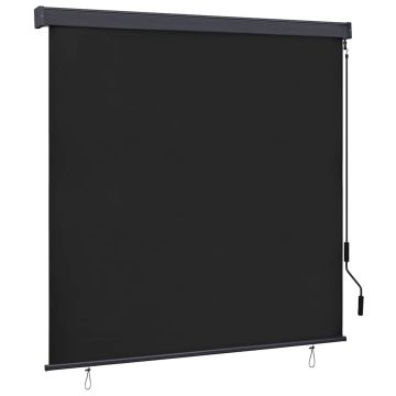 Tenda a rullo Antracite 180 x 250 cm Tessuto e Alluminio