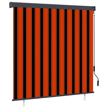 Tenda a rullo Arancione e Marrone 180 x 250 cm