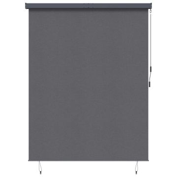 Tenda a rullo Antracite 220 x 250 cm Tessuto e Alluminio