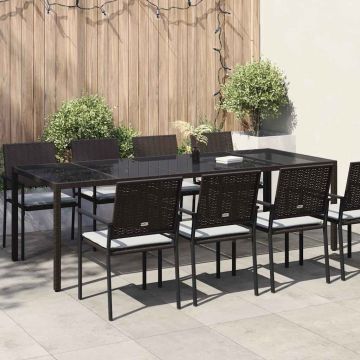 Tavolo da Giardino Marrone polyrattan