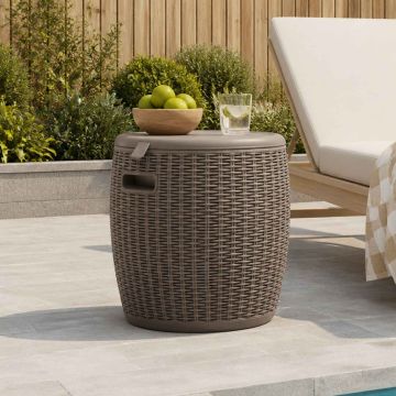 Contenitore da Giardino 4 in 1 Polipropilene Marrone Chiaro