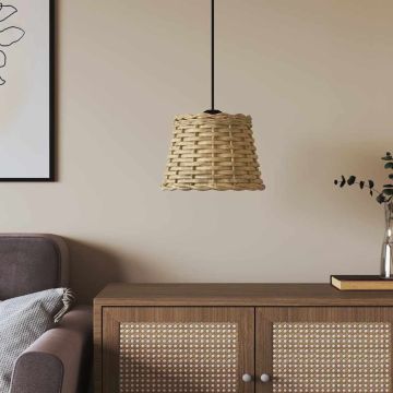 Paralume da Soffitto Marrone Ø20x15 cm in Vimini