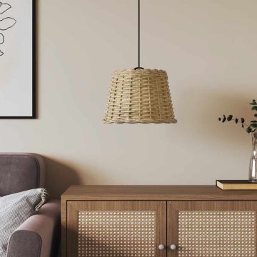 Paralume da Soffitto Marrone Ø30x20 cm in Vimini