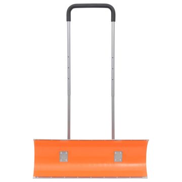 Pala da Neve con Manico Allungabile Arancione 96cm Lama Acciaio