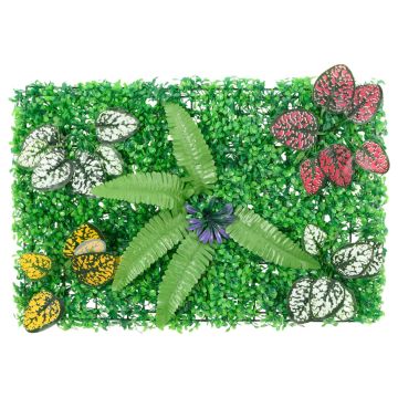   Recinzione Piante Artificiali 6 pz Verde 40x60 cm