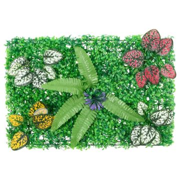   Recinzione Piante Artificiali 24 pz Verde 40x60 cm
