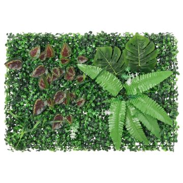   Recinzione Piante Artificiali 24 pz Verde 40x60 cm
