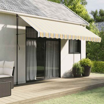 Tessuto di Ricambio per Tenda da Sole Multicolore 400x300 cm Poliestere