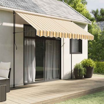 Tessuto di Ricambio per Tenda da Sole Multicolore 300x250 cm Poliestere