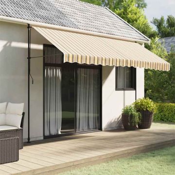 Tessuto di Ricambio per Tenda da Sole Multicolore 400x300 cm Poliestere