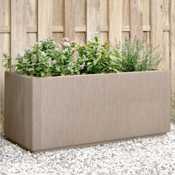 Scatola per Fiori da Giardino Marrone Chiaro