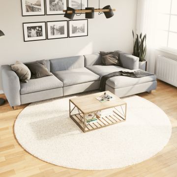 Tappeto OVIEDO a Pelo Corto Beige Ø 240 cm