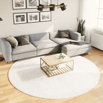 Tappeto OVIEDO a Pelo Corto Crema Ø 240 cm